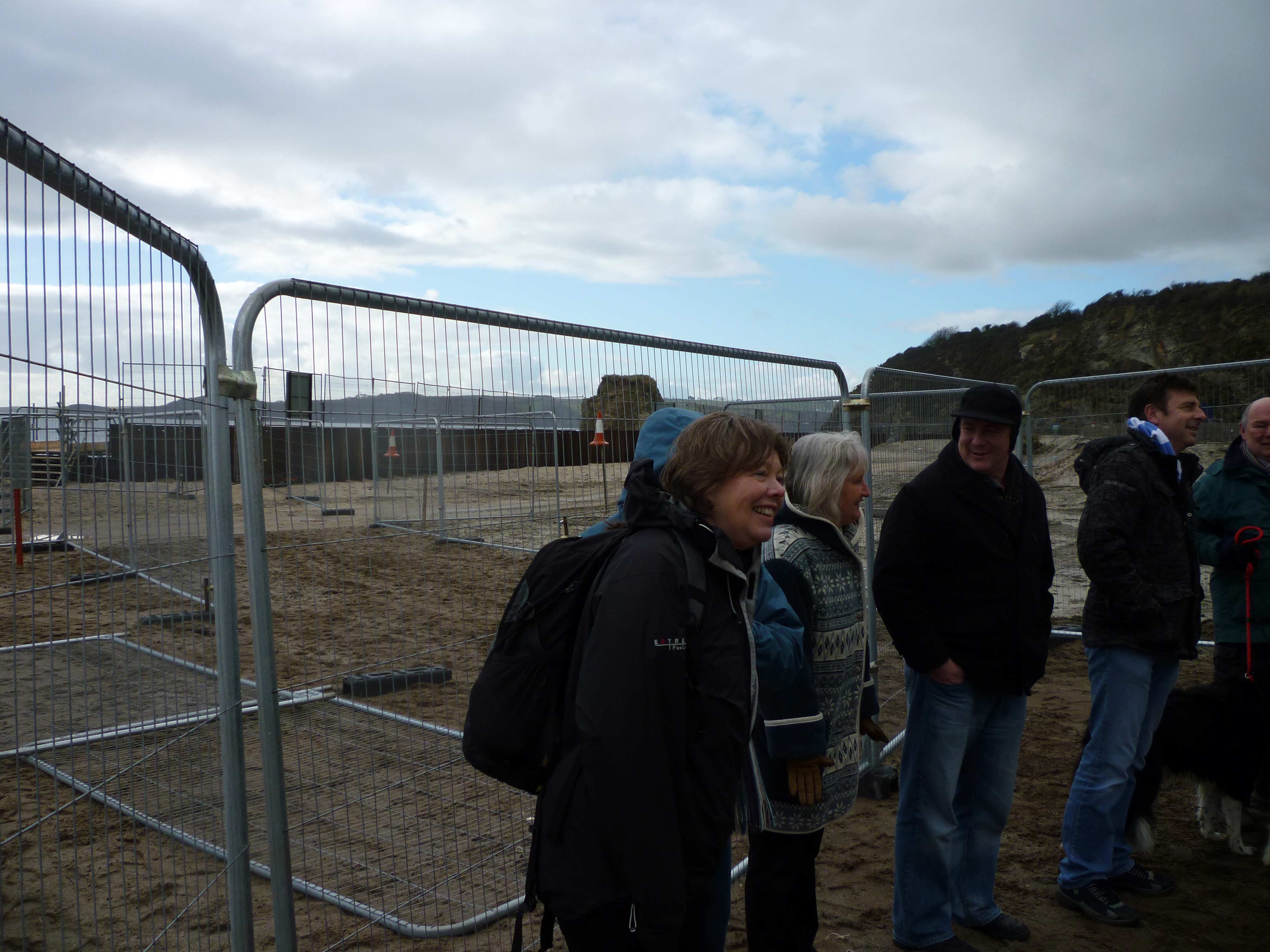 Reopened path blocked by fencing